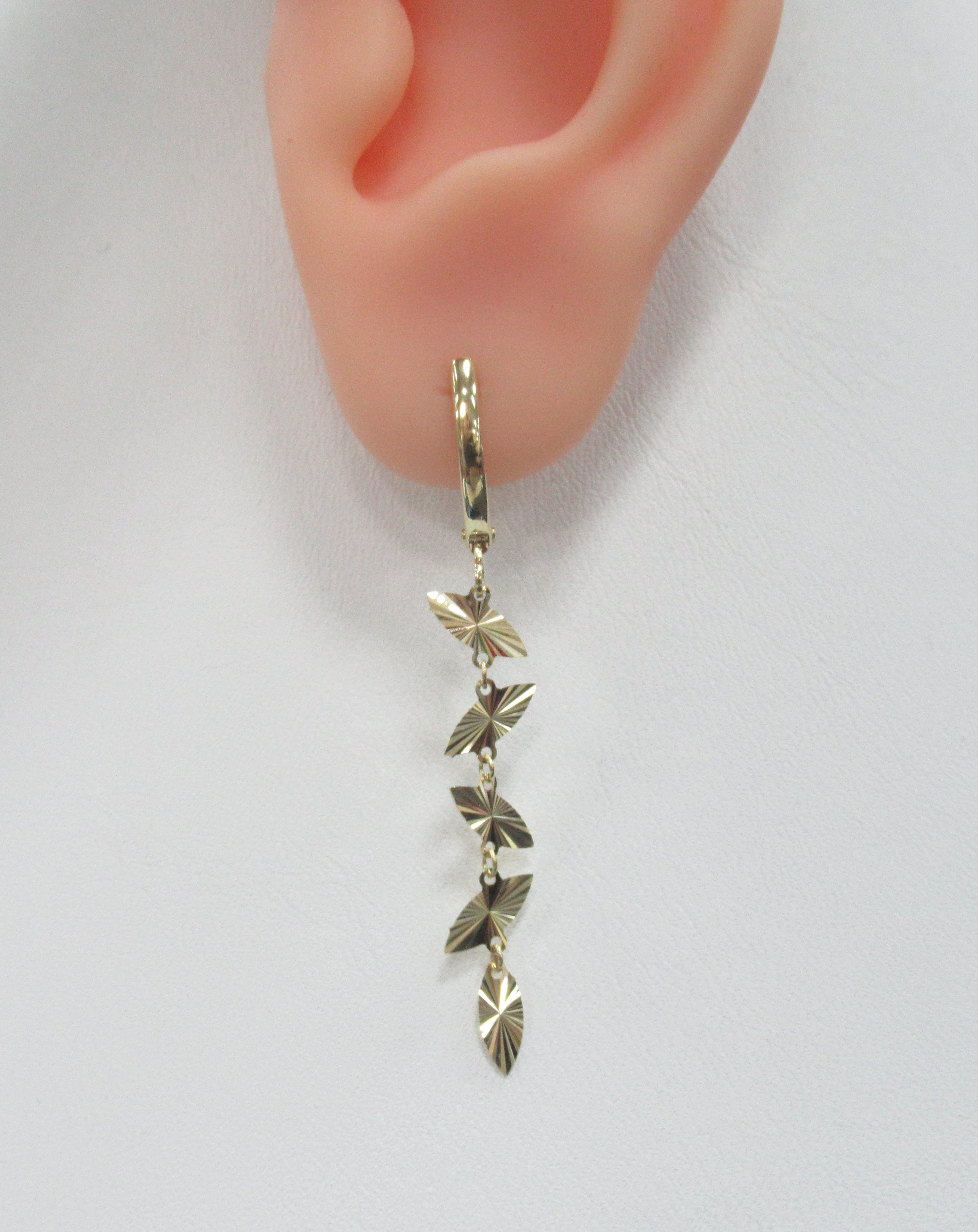 Серьги из желтого золота